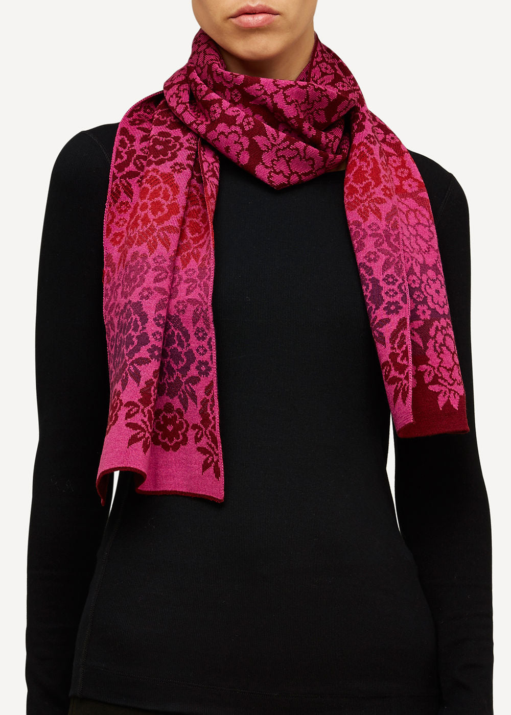 OLEANA -  SCARVES - 75% MERINO 25% SILK - MADE IN NORWAY